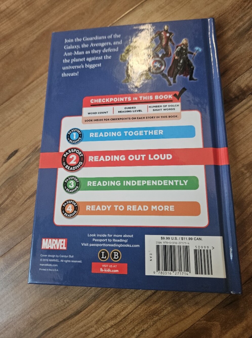 Marvel Reading Rumble Avengers Book - Picture 2 of 2